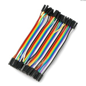 Przewody połączeniowe żeńsko-żeńskie justPi 10cm - 40szt.