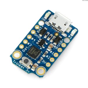 Trinket - MiniaturnĂ­ mikrokontrolĂ©r Attiny85 - 3,3 V - Adafruit 1500