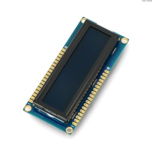 LCD displej 2x16 znakĹŻ RGB negativnĂ­ + konektory - Adafruit 399