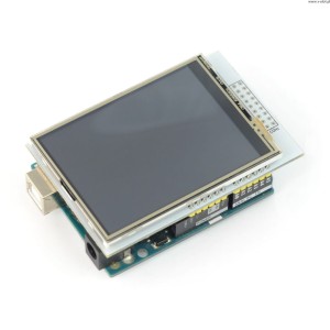 TFT LCD 2,8'' 320x240px dotykovĂ˝ displej se ÄŤteÄŤkou microSD Velleman VMA412 - Arduino frontend