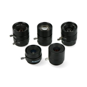 Sada objektivĹŻ CS Mount 6-25mm - pro kameru Raspberry Pi - 5ks. - ArduCam LK004