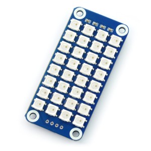 RGB LED klobouk - pĹ™ekrytĂ­ pro Raspberry Pi 4B/3B+/3B/Zero - Waveshare 12725