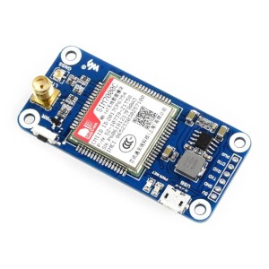 LTE GPS Hat -NB-IoT/LTE/GPRS/GPS SIM7000C - Asia-Pacific - pĹ™ekrytĂ­ pro Raspberry Pi 4B/3B+/3B/2B/Zero - Waveshare 14850