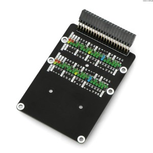 GPIO adaptĂ©r Raspberry Pi 400 - 2x 40-pin - Waveshare 20219