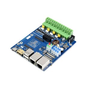 ZĂˇkladnĂ­ deska Dual ETH Quad RS485 (B) - RozĹˇiĹ™ujĂ­cĂ­ modul pro Raspberry Pi Compute Module 4 - Waveshare 2166