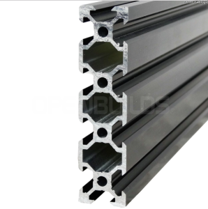 V-SLOT 2080 - černě eloxovaný 3000 mm