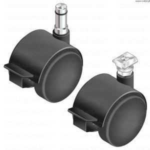 Otočné kolečko s brzdou (H=158) ESD