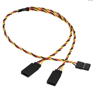 TJC8 Třípolohový svazek kabelů serva typu Y (jednoduchý MH-FC na dvojitý FH-MC, délka 300 mm)