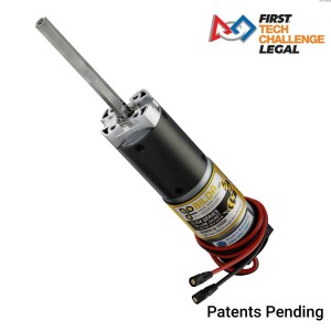 Planetový převodový motor se žlutým krytem řady 5204 (převodový poměr 188:1, délka 80 mm, hřídel REX 8 mm, 30 ot/min, snímač 3,3 - 5 V)