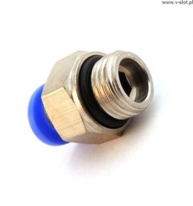 Přímá spojka pro 4mm hadici se závitem 1/4 palce