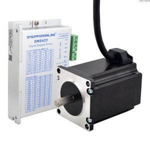 Sada krokového motoru Nema 23 2Nm s jednoduchou 8mm hřídelí