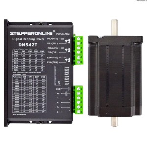 CNC 1osá kroková souprava 3,1 Nm - krokový motor a řídicí jednotka Nema 24