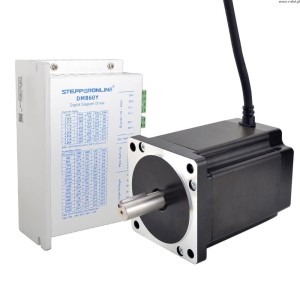 Sada krokového motoru CNC 8,2 Nm pro 1 osu - krokový motor a řídicí jednotka Nema 34 E