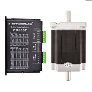 Sada krokových motorů CNC 8,5 Nm pro 1 osu - krokový motor a řídicí jednotka Nema 34