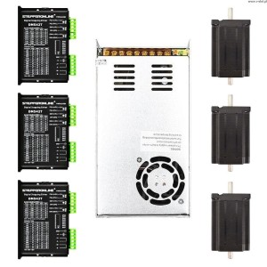 CNC 3-osá kroková souprava 3,1 Nm - krokový motor a řídicí jednotka Nema 24