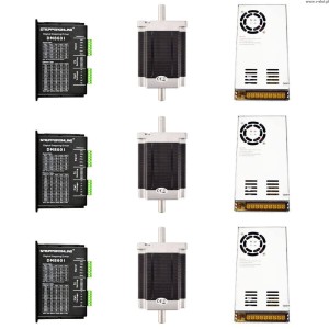 CNC 3-osá kroková souprava 8,5 Nm - krokový motor a řídicí jednotka Nema 34