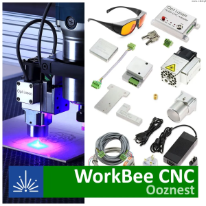 Zestaw do rozbudowy lasera Ooznest WorkBee o laser PLH3D-6W-XF+ i LaserDock