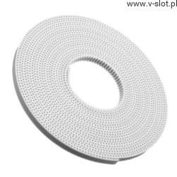 Rozvodový řemen GT2 6mm pohon, bílý vyztužený 100cm Reprap 3D CNC tiskárna