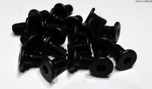 Šrouby s plochou hlavou M5 15 mm (25ks)