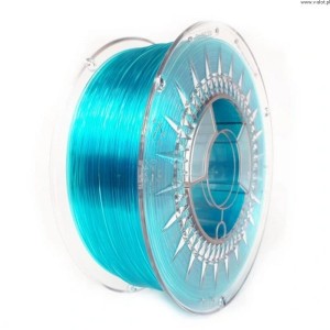 Devil Design PETG 1,75 mm 1 kg vlákna - modré transparentní