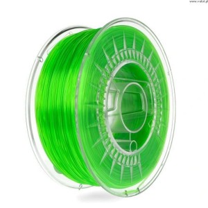 Devil Design PETG 1,75mm 1kg filament - jasně zelený transparentní
