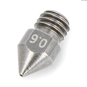 Dysza 0,6mm MK8 - filament 1,75mm - stal hartowana AMS-22005