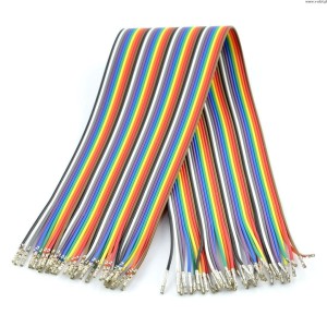 Przewody połączeniowe żeńsko-żeńskie bez końcówek 35cm - 40szt.