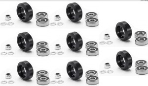 8 x sada: V-SLOT Solid V Wheel Kit roller