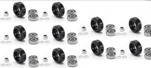10 x sada: V-SLOT Solid V Wheel Kit
