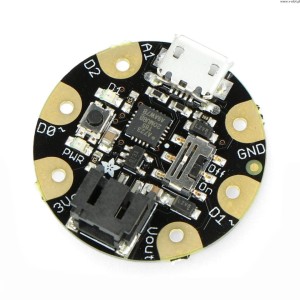 GEMMA - miniaturnĂ­ platforma s 3,3V mikrokontrolĂ©rem Attiny85 - Adafruit 1222