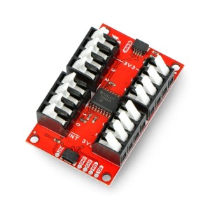 SparkFun Qwiic GPIO - modul osmi pĹ™Ă­davnĂ˝ch pinĹŻ GPIO - SparkFun DEV-17047