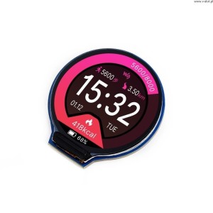 ObecnĂ˝ LCD displej IPS 1,28'' 240 x 240 px - pro Raspberry Pi a Arduino - kruhovĂ˝ - Waveshare 19192