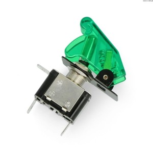 PĂˇkovĂ˝ vypĂ­naÄŤ 12V/20A svĂ­tĂ­cĂ­ - zelenĂ˝ - Adafruit 3307