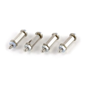 MontĂˇĹľnĂ­ sada ÄŤtyĹ™i balenĂ­ - 10mm kovovĂ© distanÄŤnĂ­ podloĹľky pro Raspberry Pi + Ĺˇrouby + podloĹľky - 4ks.