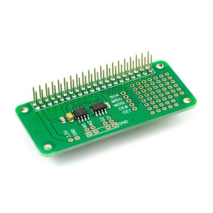 ADC-DAC Pi Zero MCP3203 + MCP4822 - 12bitovĂ˝ SPI A/D a D/A pĹ™evodnĂ­k - pĹ™ekrytĂ­ pro Raspberry Pi