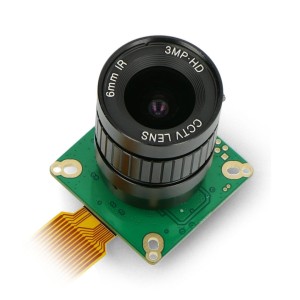 IMX477 12,3MPx HQ kamera s 6mm objektivem CS-Mount - pro Raspberry Pi - ArduCam B0240