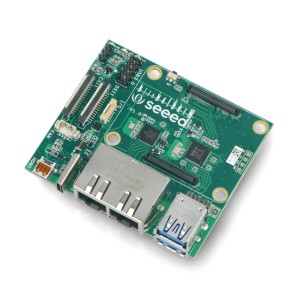 Dual Gigabit Ethernet Carrier Board - rozĹˇiĹ™ujĂ­cĂ­ deska pro vĂ˝poÄŤetnĂ­ modul Raspberry Pi CM4 - Seeedstudio 102110497