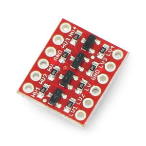 LogickĂ˝ pĹ™evodnĂ­k ĂşrovnĂ­ obousmÄ›rnĂ˝, 4kanĂˇlovĂ˝ - SparkFun BOB-12009