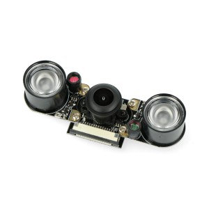 5 Mpx Pi Supply Kamera s noÄŤnĂ­m vidÄ›nĂ­m a rybĂ­m okem pro Raspberry Pi