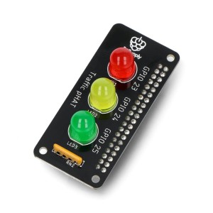DopravnĂ­ pHAT - LED pĹ™ekryv pro Raspberry Pi Zero - Pi Supply PIS-1778