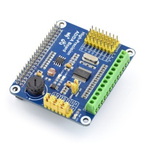 ADS1256/DAC8552 - 24/16bitovĂ˝ SPI A/D a D/A pĹ™evodnĂ­k - pĹ™ekryvnĂ˝ pro Raspberry Pi - Waveshare 11010