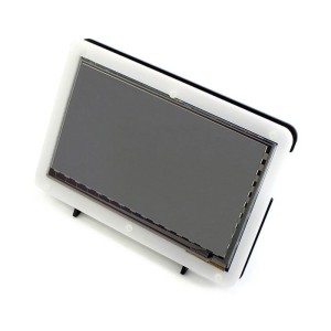 KapacitnĂ­ dotykovĂˇ obrazovka LCD 7'' B 800x480px HDMI + USB pro Raspberry Pi + ÄŤernobĂ­lĂ© pouzdro - Waveshare 11302