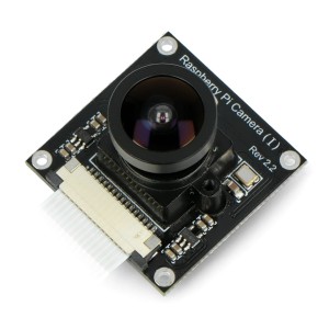 HD kamera I OV5647 5Mpx - ĹˇirokoĂşhlĂˇ kamera s rybĂ­m okem pro Raspberry Pi - Waveshare 11388