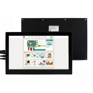 IPS 13,3'' (H) 1920x1080px LCD kapacitnĂ­ dotykovĂˇ obrazovka HDMI+USB V2 pro Raspberry Pi 4B/3B+/3B/Zero - Waveshare 16644