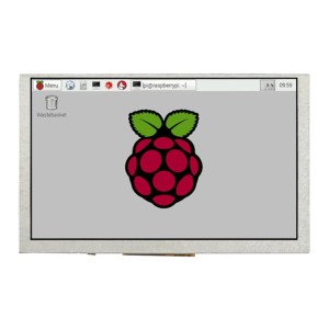 DPI obrazovka - LCD IPS 5'' 800x480px pro Raspberry Pi 4B/3B+/3B/Zero - Waveshare 16381