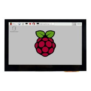 DotykovĂ˝ displej B kapacitnĂ­ LCD 4,3'' IPS 800x480px HDMI + USB pro Raspberry Pi 4B/3B/3B+Zero - Waveshare 15932