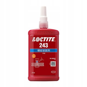 LOCTITE 243 – Univerzální závitové lepidlo (modré), 250 ml – střední pevnost