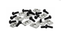 Sada: 25x T-NUT M5 + 25x imbusový šroub M5x8mm s kulatou hlavou