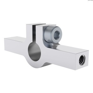 Montážní konzola oboustranná, 1 sloupek z řady 1402 (šířka 43 mm, otvor 8 mm)