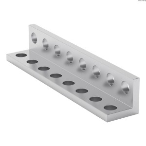 Hliníkový L-nosník (8 otvorů 64 mm) 2 kusy